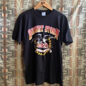 VTG 90s Desert Storm Middle East Military T Shirt